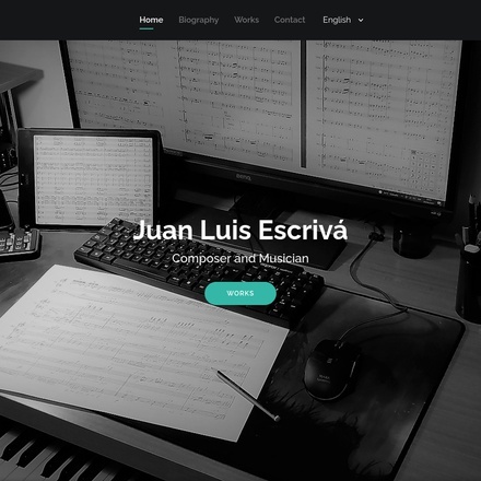 Página Web Juan Luis Escrivá